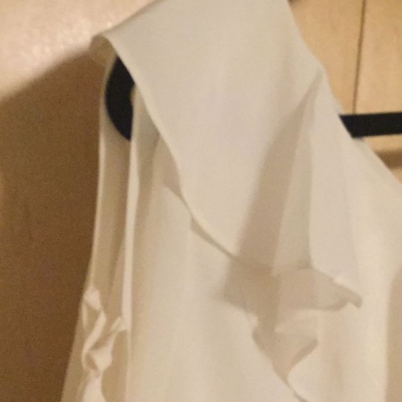 Chelsea And Walker Alina One-Shoulder Silk Top - Picture 3 of 10